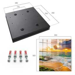 Sunset Wall Mounted Key Cabinet, Orange Box For Wall, Photographic Landscapes, Nature Lovers - thumbnail 4