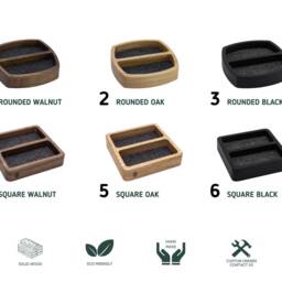 Two Chambers Wooden Organizer/Office Desk Accessories For Women&men Catchall For Jewelry, Keys Catch All Tray Gift - thumbnail 2