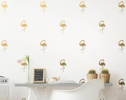 Flamingo Wall Decals - Decor, Decals, Gift For Her, Art, Stickers, Tropical Vinyl - thumbnail 1