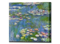 Water Lilies, Claude Monet, Ready To Hang, Canvas Print Home Decor Wall Art Impressionism Vintage - thumbnail 1
