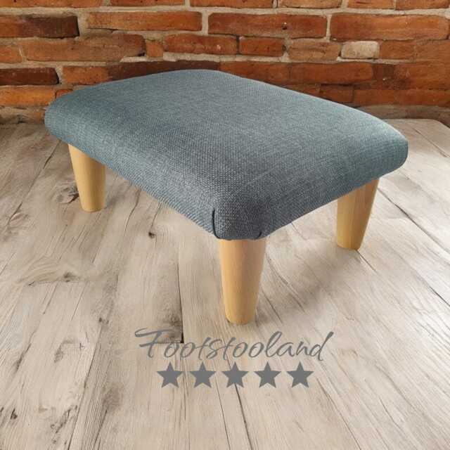 Handmade Ottoman Foot Stool Solid Wood Footrest, Home Office Decor. Sd - image 1