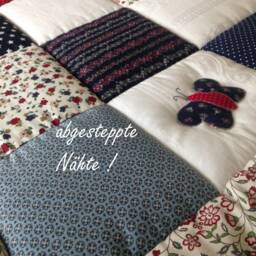 Crawling Blanket With Name, Baby Blanket, Crawling Name Frieda Patchwork Personalized - thumbnail 2