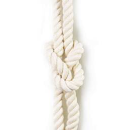 Cotton Reef Knot Curtain Tie Back, Coastal Bohemian Boho Chic Hamptons Decor - thumbnail 4