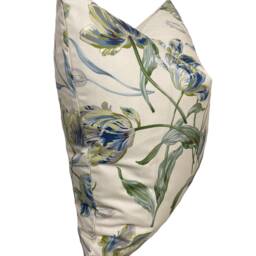 Colefax & Fowler Primavera Blue/Green Cushion Cover Pillow Double Sided - thumbnail 3