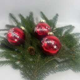 Personalized Christmas Ornament With Name, Tree Ornament, Christmas, Gift, Gifts, Gift Idea From The Heart - thumbnail 3