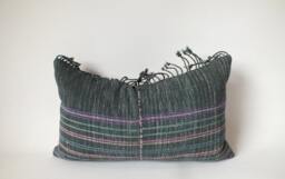 Sofa Pillow Case Hand Woven Decorative Ethnic Frazada Accent Tribal Textile Throw Cushion Accent Cover Hmong Textiles Home Decor Bolster