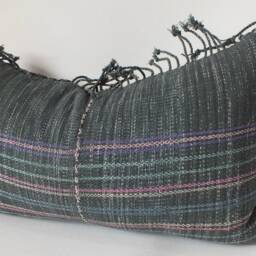 Sofa Pillow Case Hand Woven Decorative Ethnic Frazada Accent Tribal Textile Throw Cushion Accent Cover Hmong Textiles Home Decor Bolster - thumbnail 3