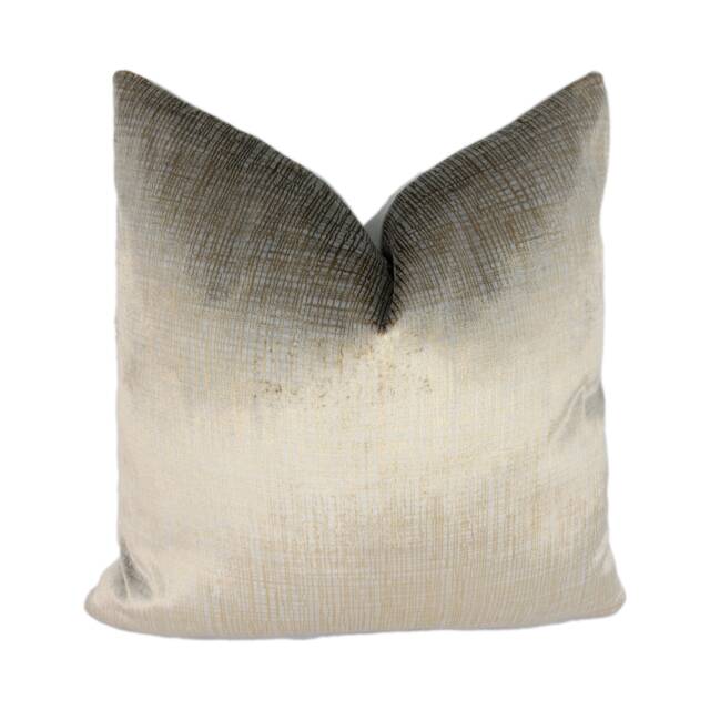 Harlequin - Osamu Oatmeal Lustrous Mesh Effect Velvet Cushion Cover Throw Pillow Handmade Designer Home Decor - image 1