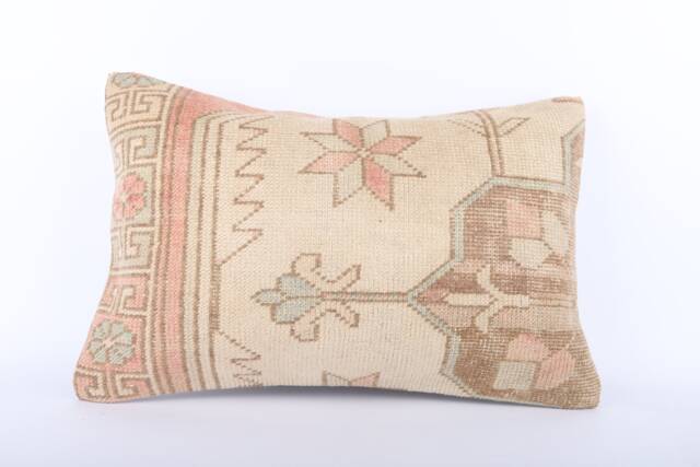16x24 Turkish Kilim Pillow Cover Vintage Floral Throw - image 1