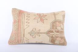 16x24 Turkish Kilim Pillow Cover Vintage Floral Throw - thumbnail 1