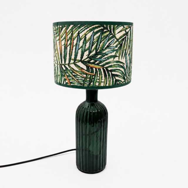 Recycled Glass Ripple Lamp 41cm - image 1