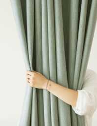 Sage Green Blackout Curtains Heavy Weight Room Darkening Panel Set