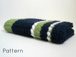 Preppy Baby Reversible Crochet Blanket Pattern