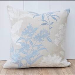 Laura Ashley Blue Tenby Seaspray Cushion 16 - thumbnail 4