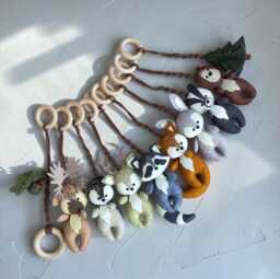 Woodland Play Gym Toy Set Of 10 - thumbnail 1