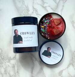 Crowley Vegan Wax Melts & Candles - Mark Sheppard Fandom Spn Funny Novelty Gift