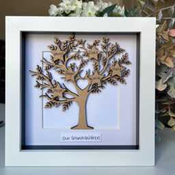 Grandchildren Family Tree Gift Personalised Grandparent Keepsake - thumbnail 1
