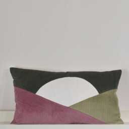 Cushion Cover 35x60 - Handmade in France Corduroy - thumbnail 2
