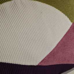 Cushion Cover 35x60 - Handmade in France Corduroy - thumbnail 3