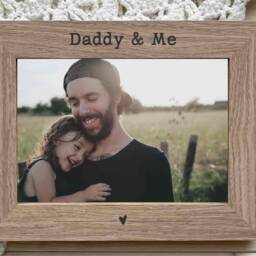 Daddy & Me Photo Frame, Gift For Dad, Father's Day Daddy, Picture Birthday For From Child 5x7 Or 6x4 - thumbnail 2