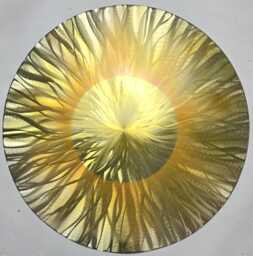 Sunshine. Modern Abstract Circular Metal Wall Art. Indoor/Outdoor - thumbnail 1