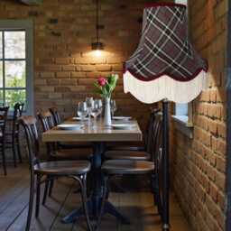 Scottish Tartan Fabric Lampshade Handmade For Ceiling Pendants, Table Lamp Shades, Floor Standard Lamps & Candle Clip Wall Lights - thumbnail 2