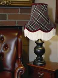 Scottish Tartan Fabric Lampshade Handmade For Ceiling Pendants, Table Lamp Shades, Floor Standard Lamps & Candle Clip Wall Lights - thumbnail 1