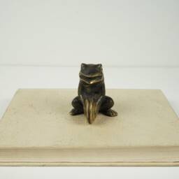 Frog Playing Cymbals Statue, 2.7 - thumbnail 4