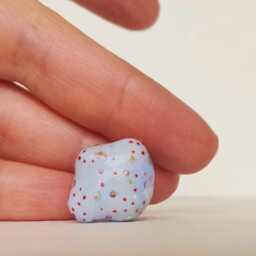 Collectable Figurine, Miniature Collection, Abstract Polymer Clay Art, 0.71x0.67x0.71 Inch - 1, 8x1, 7x1, 8 cm - thumbnail 1