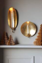 Brass Candle Holder, Handmade Artisanal Moroccan Style Wall Sconce A Unique & Elegant Addition To Your Home Decor