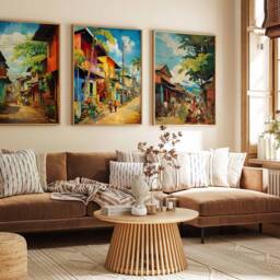 Set Of 3 Philippines Poster Set, Vintage Filipino Floral Prints, Indigenous Art, Folk Art Poster, Tropical Wall Art, Sea A1/A2/A3/A4 - thumbnail 2