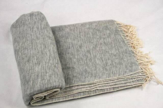 Yak Wool Blanket Travel Wrap Meditation Shawl Handmade Throws - image 1