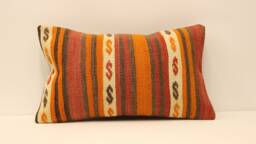 Pillow Covers Any Size Home Decor, Istanbul Decorative Cover, Designer Sofa 12x20 Coral Kilim Pillow, Lumbar Pillow 4Oef-405