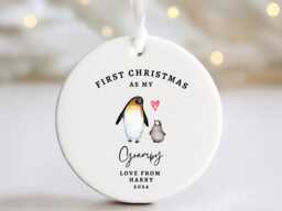 Personalised First Christmas As Grandad Tree Decoration - Grandfather's Ornament Grandfather - thumbnail 1