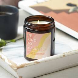 Be Kind To Yourself Candle Apothecary Soy Wax Candle, Positivity Gift - thumbnail 2