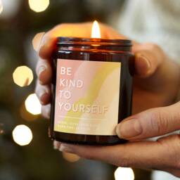 Be Kind To Yourself Candle Apothecary Soy Wax Candle, Positivity Gift
