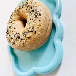 Everything Bagel Wall Hanging/Dopamine Decor/ Maximalist Fake Food/ Food Pop Art/ Sculpture/ Funky Decor/Kitchen - thumbnail 2