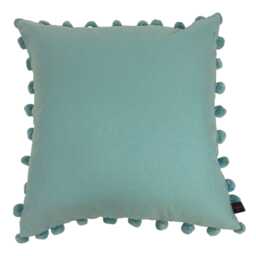 Bright Cotton Pompom Scatter Cushion, Summer Decor, Various Colours - thumbnail 4