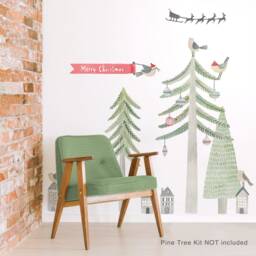 Holiday Extension Kit - Small Fabric Wall Decal Evergreen Mej - thumbnail 4