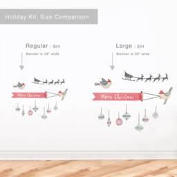 Holiday Extension Kit - Small Fabric Wall Decal Evergreen Mej - thumbnail 3