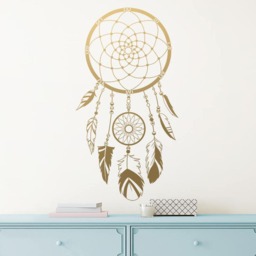 Dream Catcher Wall Decal - Vinyl Decal, Catcher, Nursery Boho Decor, Gift For Her, Sticker, Kids Room - thumbnail 3
