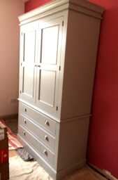Wardrobe - 2 Door 3 Drawer Edwardian Style