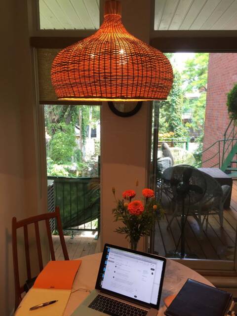 Bamboo Pendant Light Vintage Style Woven Lampshade - image 1
