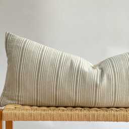 Gray Dot Block Print Mudcloth Hmong Pillow Case - thumbnail 2
