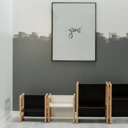 Montessori Multifunctional Wood Table Adjustable Height, Baby Registry Gift - thumbnail 3