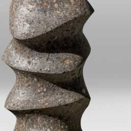 Monolith I Large Textured Sculptural Vase - thumbnail 4