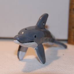 Bottlenose Dolphin Figurine, 100% Handmade - thumbnail 4