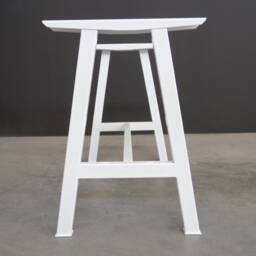 "Counter Height Handcrafted A-Frame Metal Table Base, Customizable Sizes, 35"" H X 24"" W 52" - thumbnail 3