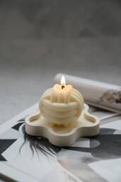 Handmade Knot Shape Soy Wax Candles - thumbnail 1