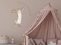 Guess How Much I Love You Wall Sticker, This Hare Decal, Nursery Decal - thumbnail 1